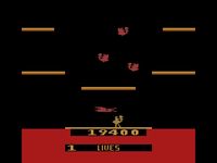 une photo d'Ã©cran de Joust sur Atari 2600